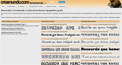 Desktop Screenshot of creamundo.com